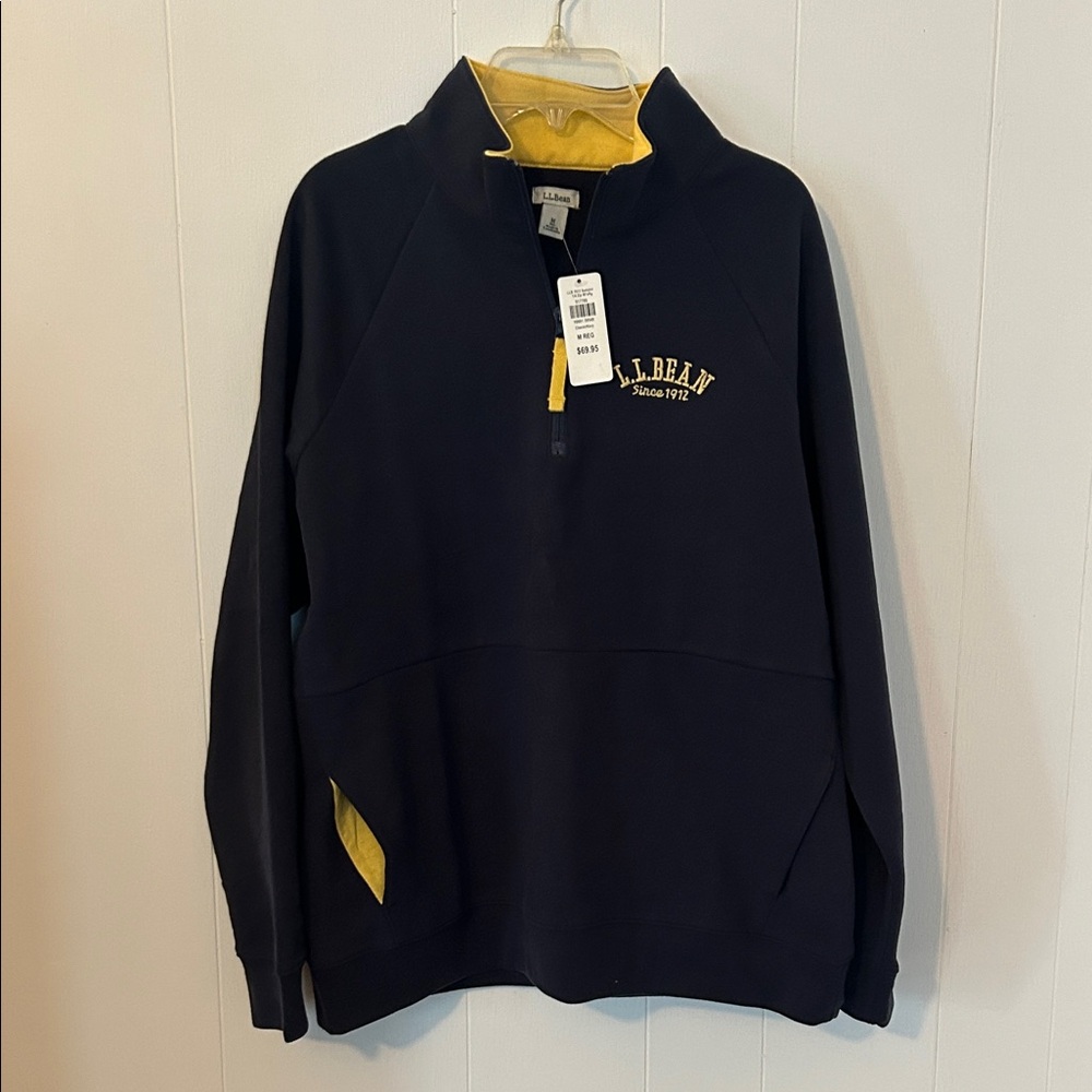 L.L. Bean Women’s Navy Quarter Zip Sweatshirt